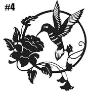 Metal Hummingbird Wall Art Pendant