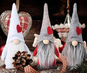 Christmas faceless doll ornaments