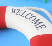 Cloth art lifebuoy wall hanging decoration