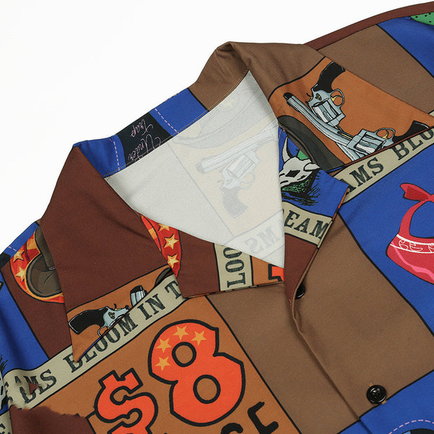 Fashion Short Sleeve Shirts Men's Loose T-Shirts