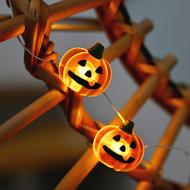 Halloween Decoration Led Ghost Festival Arrangement Pumpkin Lighting Chain