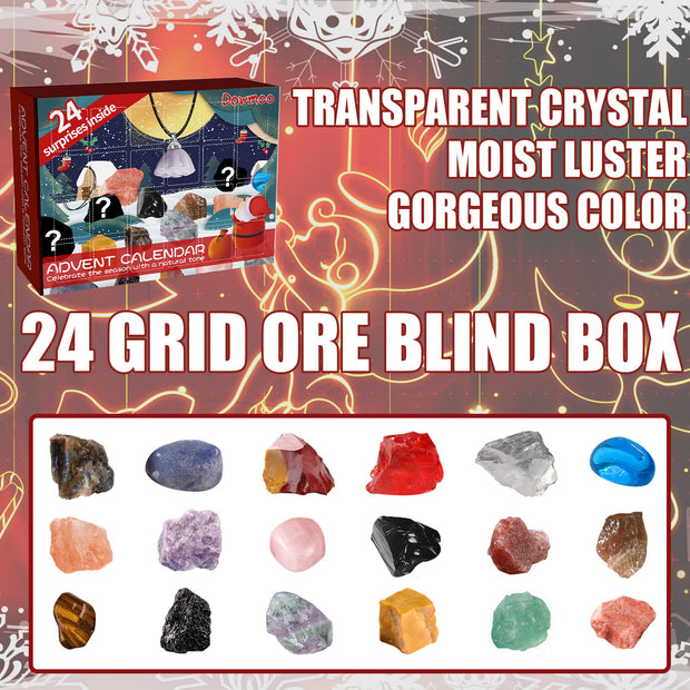 Dowmoo Christmas Advent Calendar Mineral Blind Box