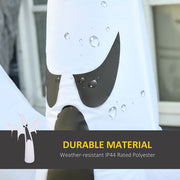 6' Tall Halloween Inflatables Outdoor Decorations White Ghost, Light Up Blow Up Yard Decor With LED Light And Fan Indoor Outdoor For Garden, Lawn, Party, Holiday