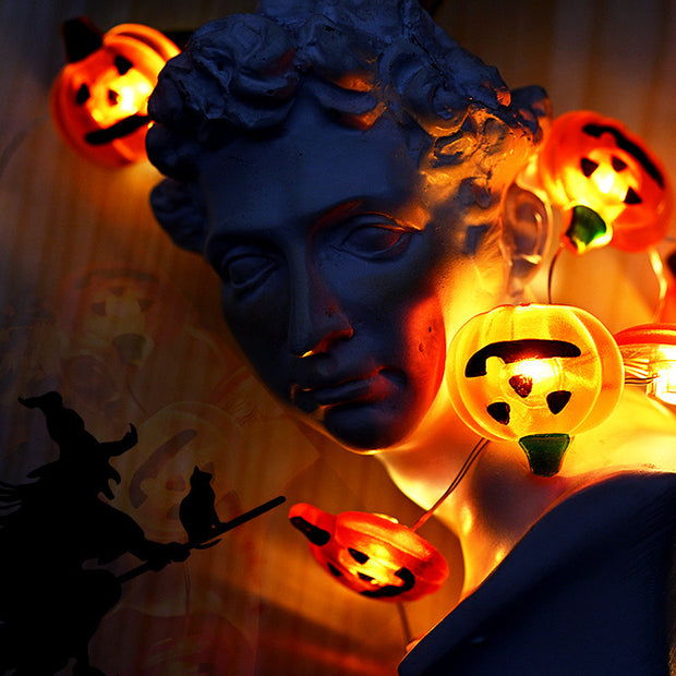 Halloween Decoration Led Ghost Festival Arrangement Pumpkin Lighting Chain