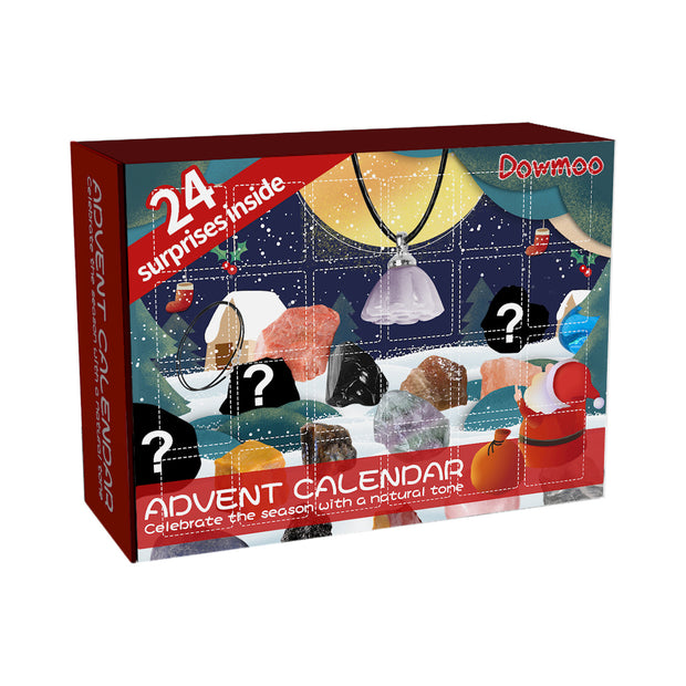 Dowmoo Christmas Advent Calendar Mineral Blind Box